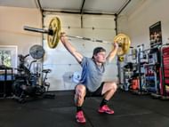 Leg exercises require intense effort. (Image via Unsplash/ Sam Sabourin)